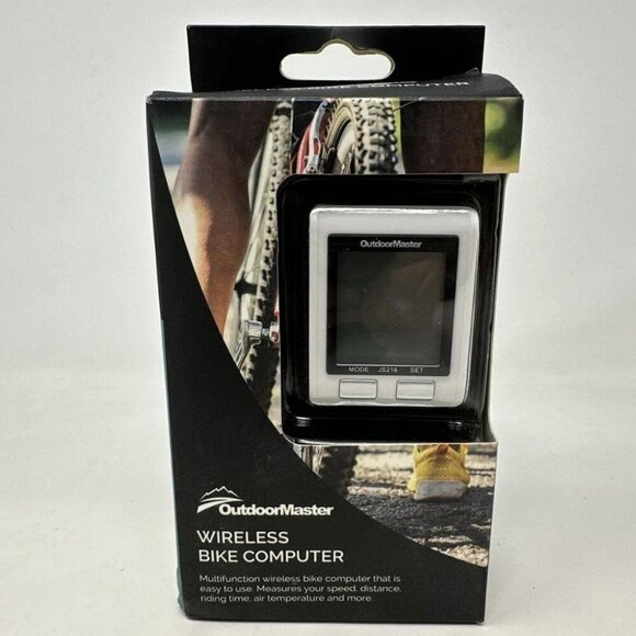 OUTDOORMASTER Wireless Bicycle Bike Computer model JS-216 NEW, OPEN BOX - Picture 1 of 8